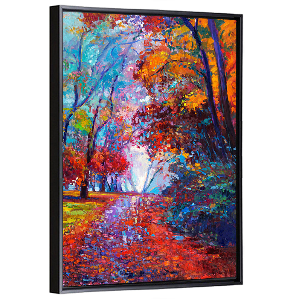 Autumn Forest Path Wall Art