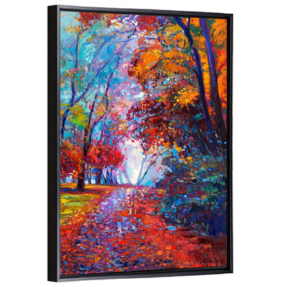 Autumn Forest Path Wall Art