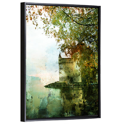 Chillon Castle on Lake Geneva Wall Art