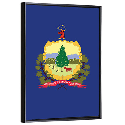 Flag Of Vermont Wall Art