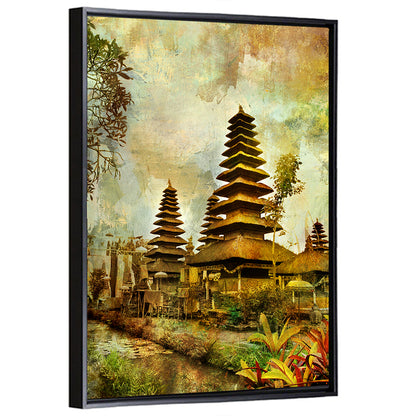 Balinese Meru Towers Wall Art