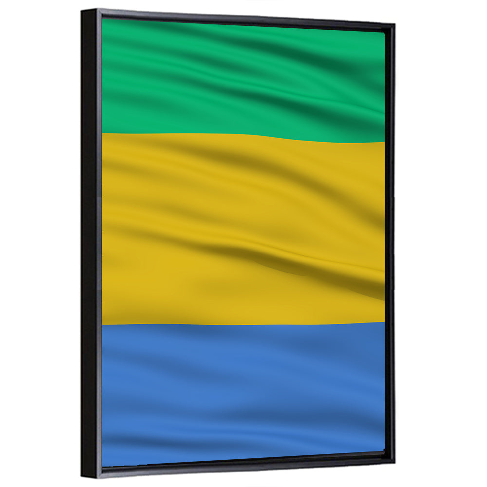 Gabon National Flag Wall Art