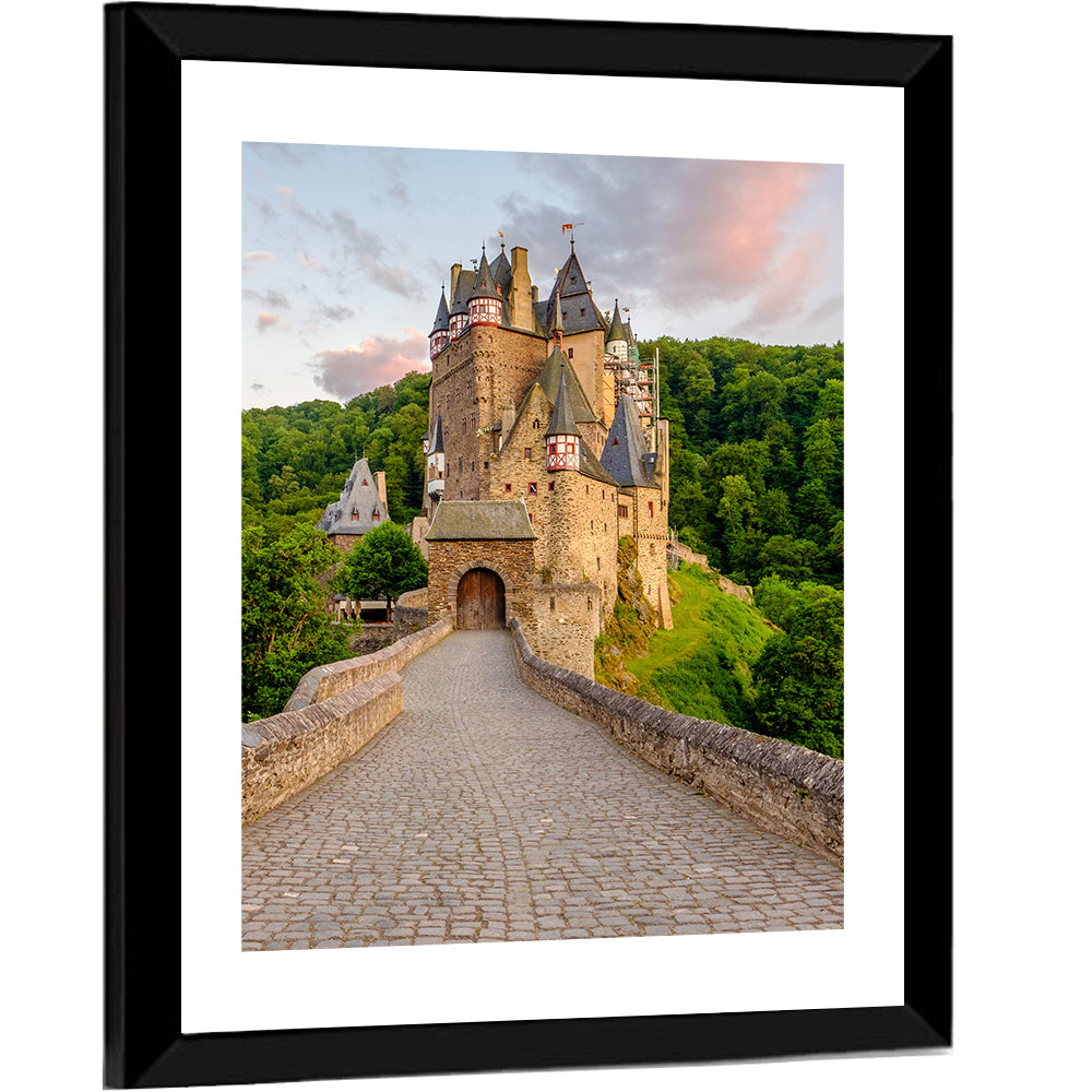 Eltz Castle at Dusk Wall Art