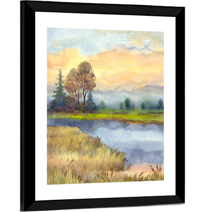 Stillness of the Lake Wall Art