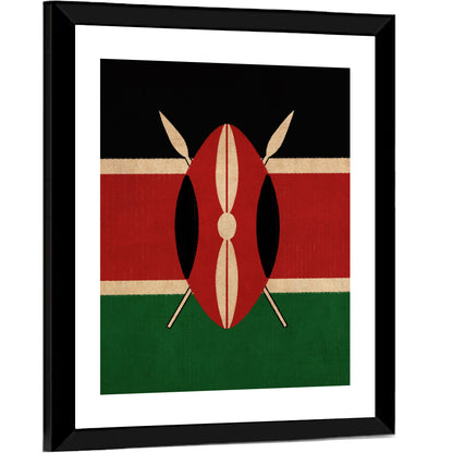 Flag Of Kenya Wall Art