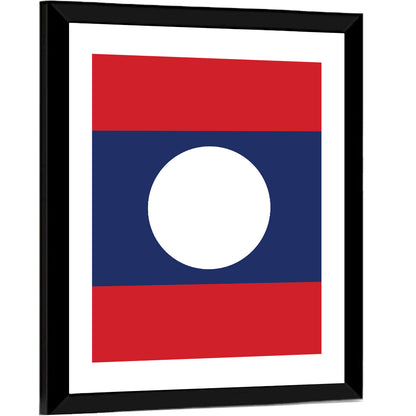 Flag Of Laos Wall Art