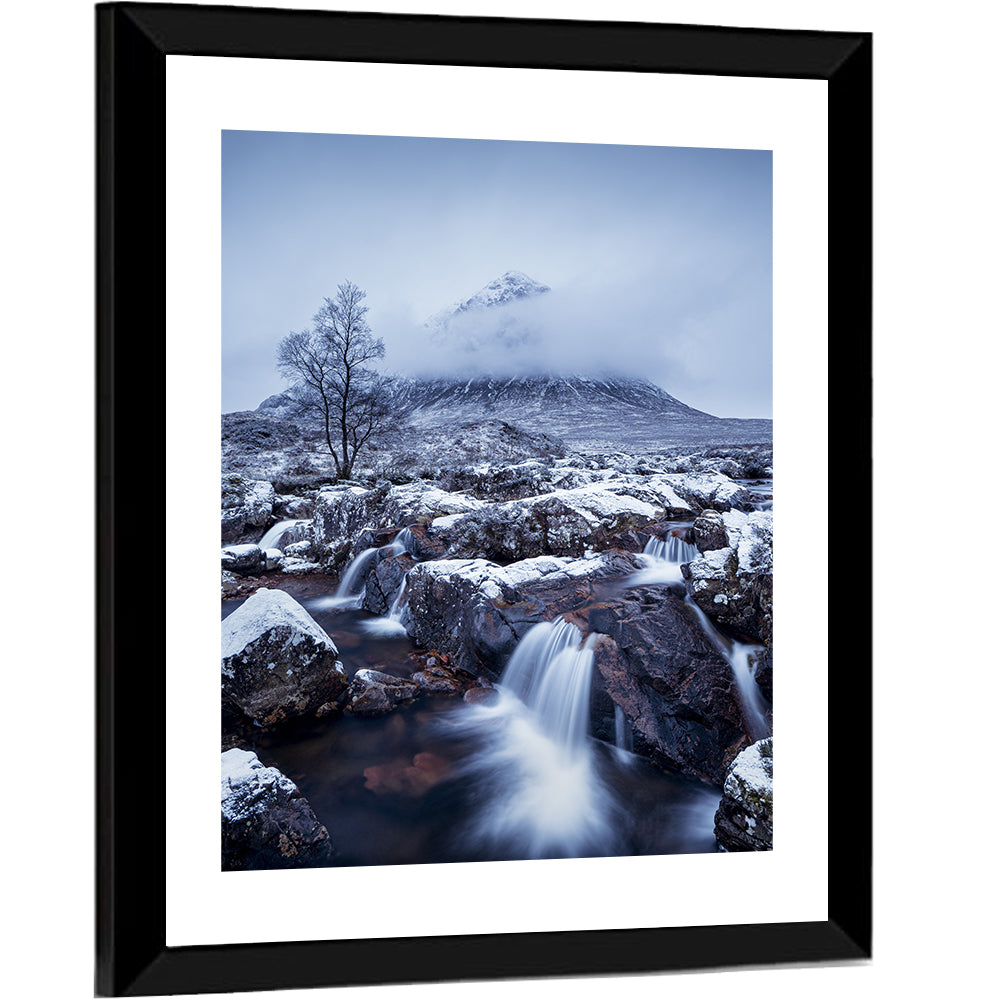 Buachaille Etive Mor Winter Mountain Wall Art
