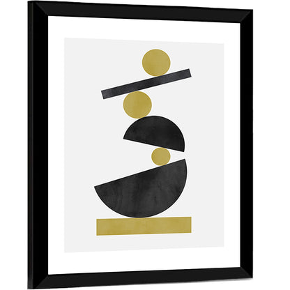 Shapes Balancing Concept Wall Art