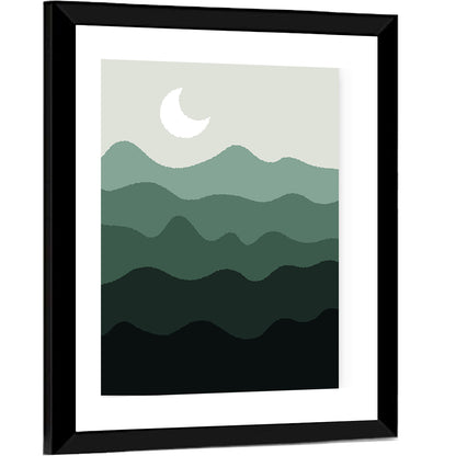 Mountains Boho Minimalist Wall Art