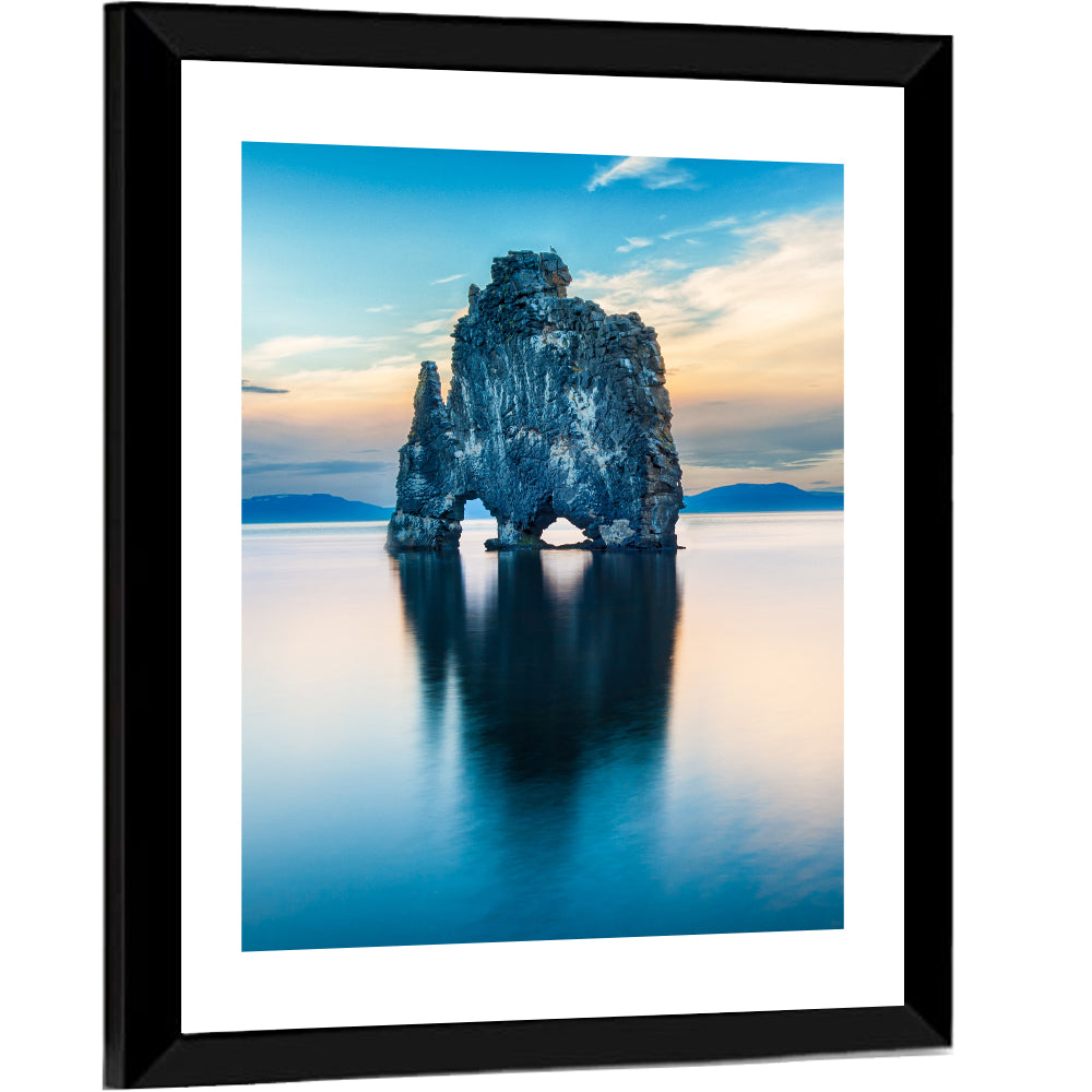 Hvítserkur Sea Stack, Hvammstangi Iceland Wall Art