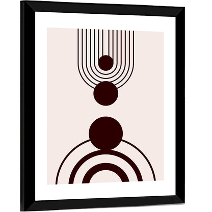 Concentric Boho Arches Wall Art