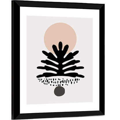 Textured Tropical Tree Wall Art