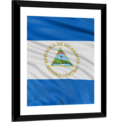 Flag Of Nicaragua Wall Art