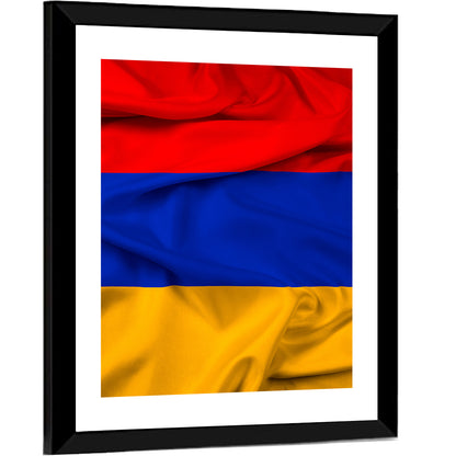 Waving Armenian Flag Wall Art