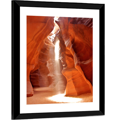 Upper Antelope Canyon Light Beam Wall Art