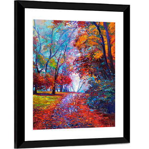 Autumn Forest Artwork Wall Art