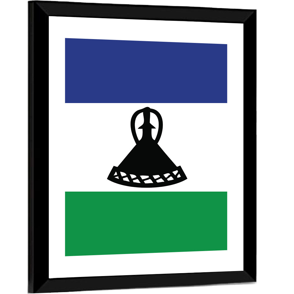 Flag of Lesotho Wall Art