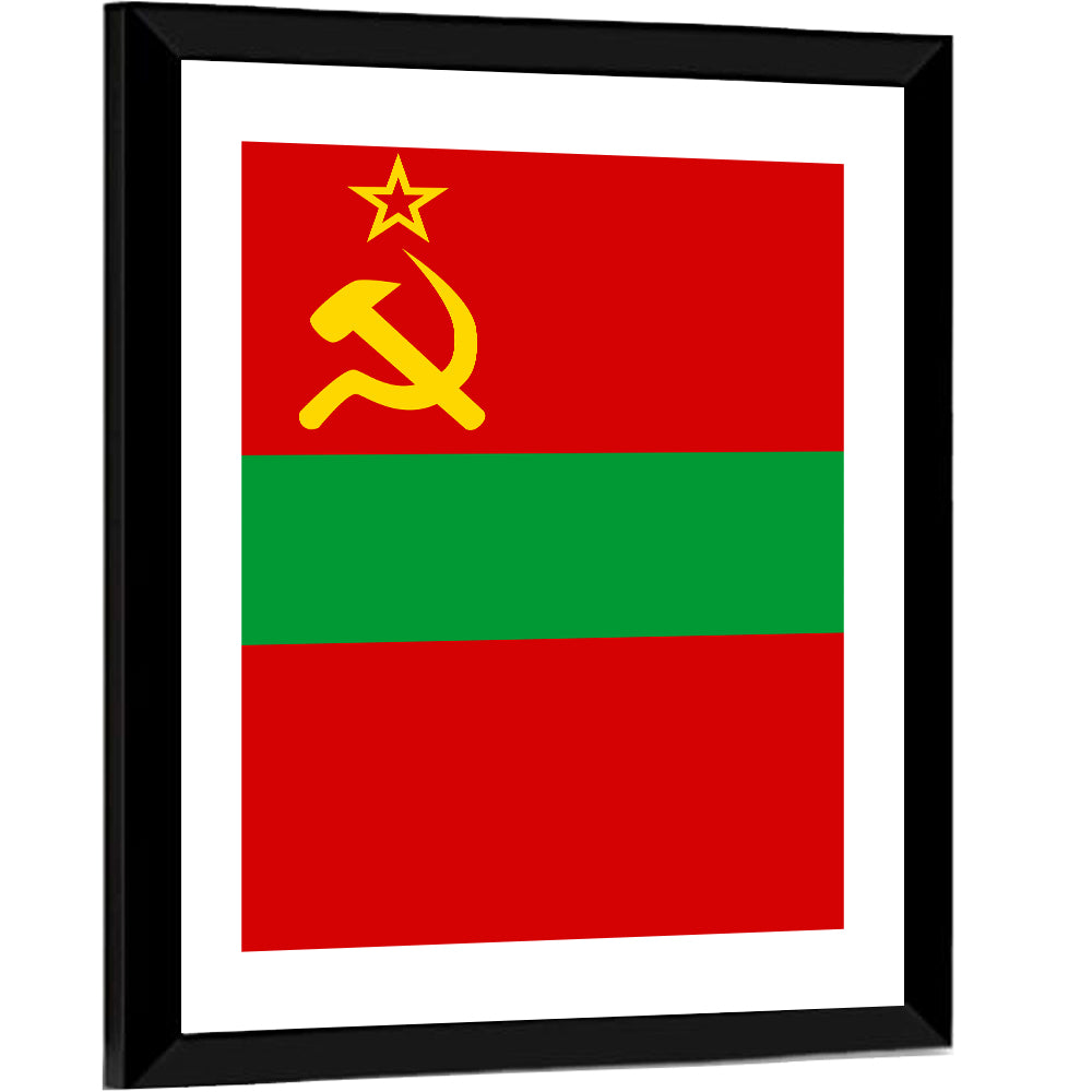 Flag Of Transnistria Wall Art