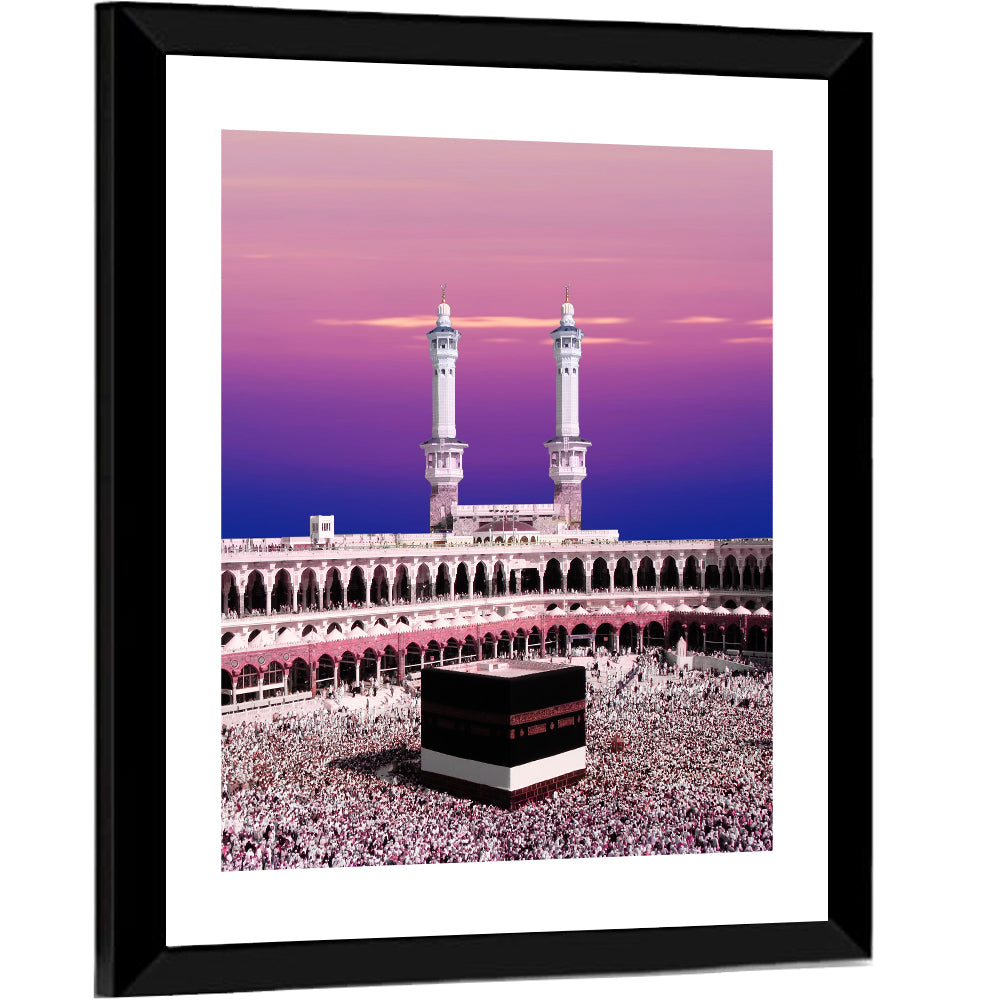Kaaba at Twilight Wall Art