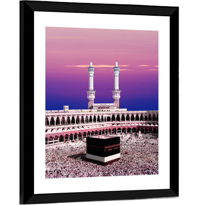 Kaaba at Twilight Wall Art