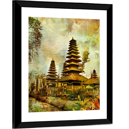 Balinese Meru Towers Wall Art
