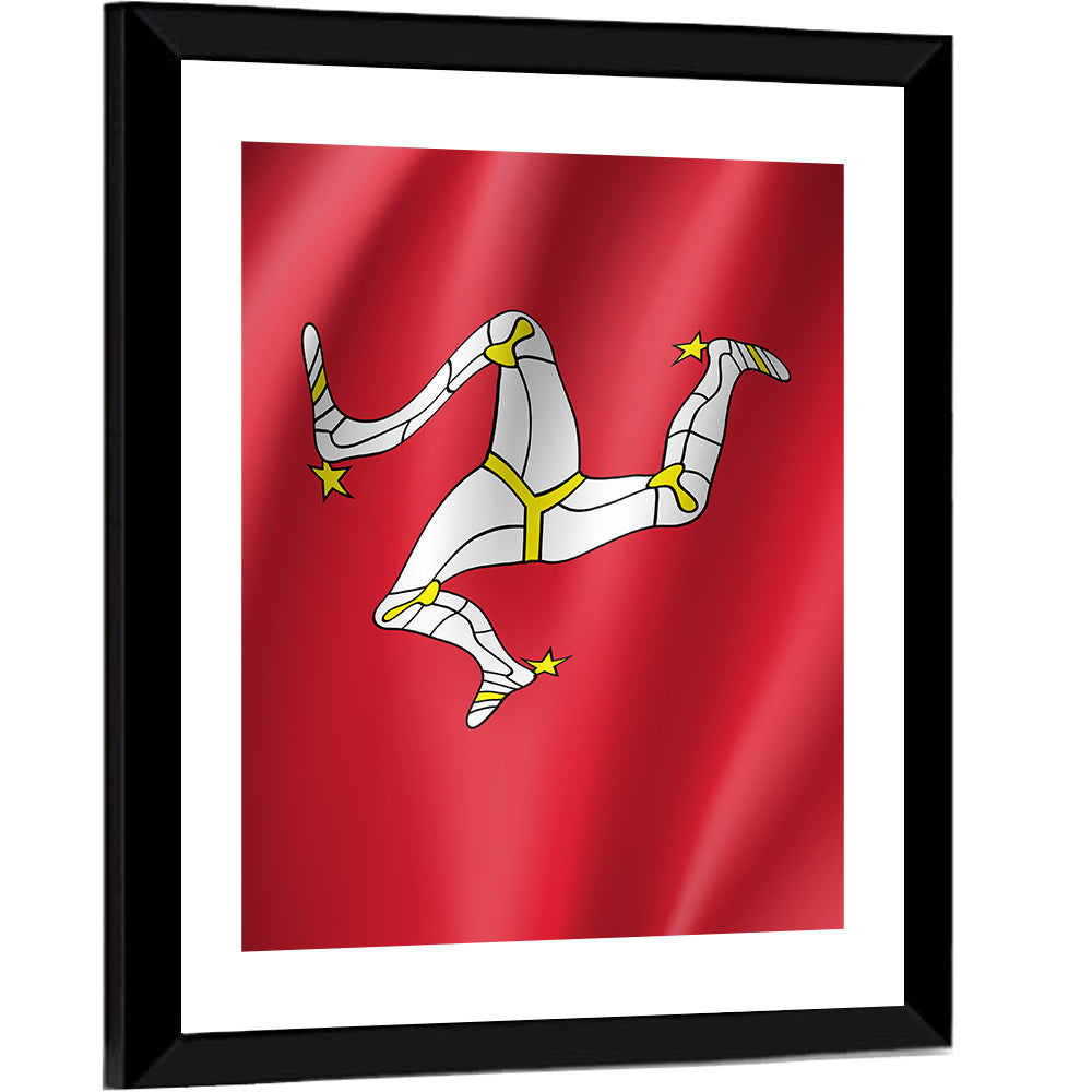 Isle of Man Flag Emblem Wall Art