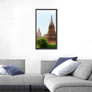 Ancient Pagodas In Bagan Myanmar Wall Art