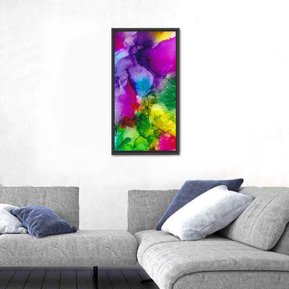 Vibrant Alcohol Ink Swirl Wall Art