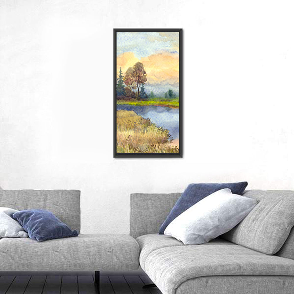 Stillness Of The Lake Wall Art