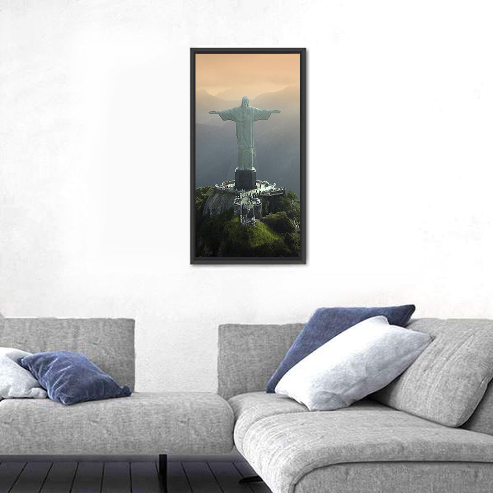 Christ the Redeemer at Golden Hour Wall Art