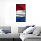 Dutch Tricolor Flag Wall Art