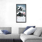 Snowbound Fairy Cottage Wall Art
