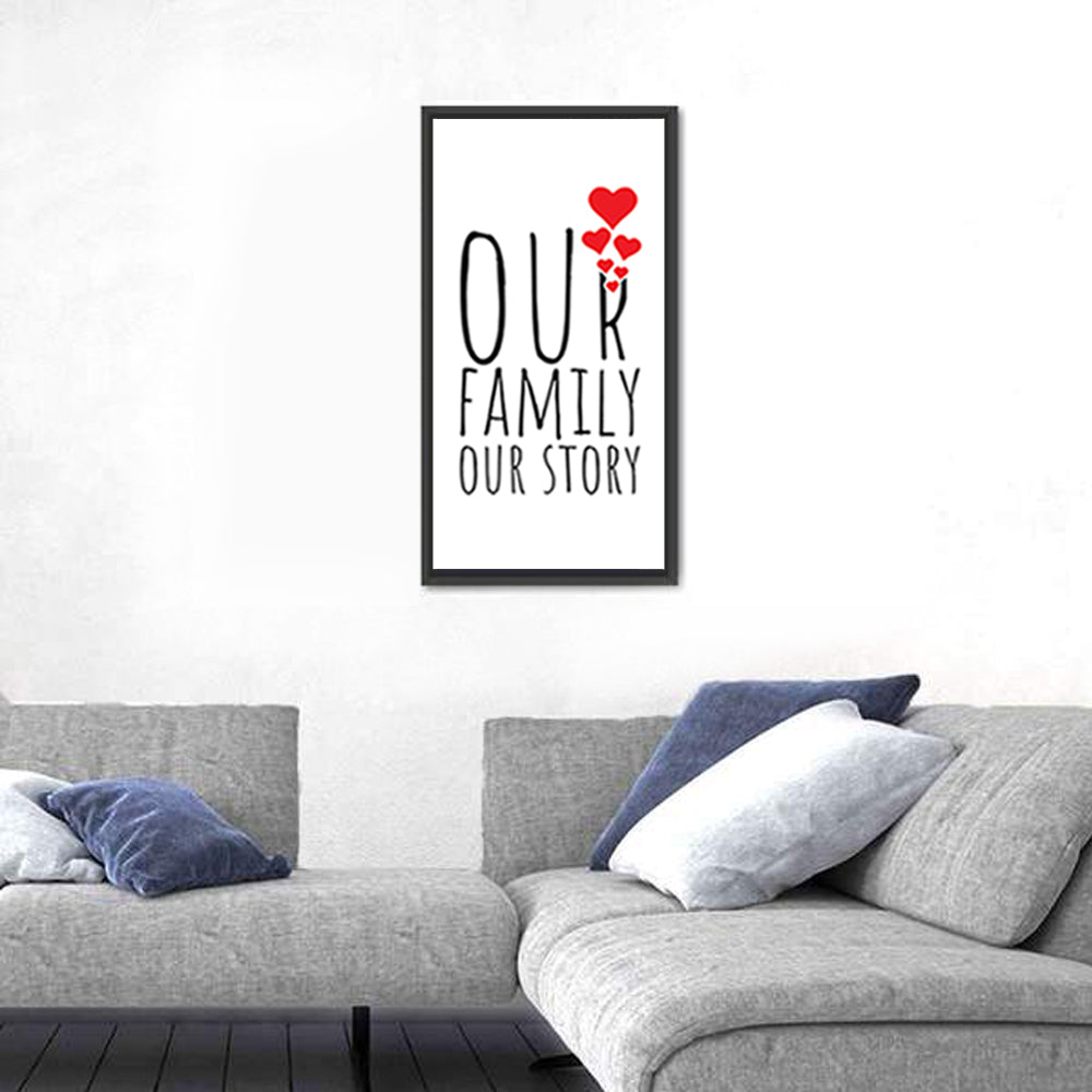 Our Family Our Story Wall Art