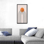 Layered Arch Sun Abstract Wall Art