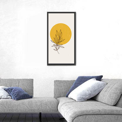 Olive Branch Sun Line Wall Art