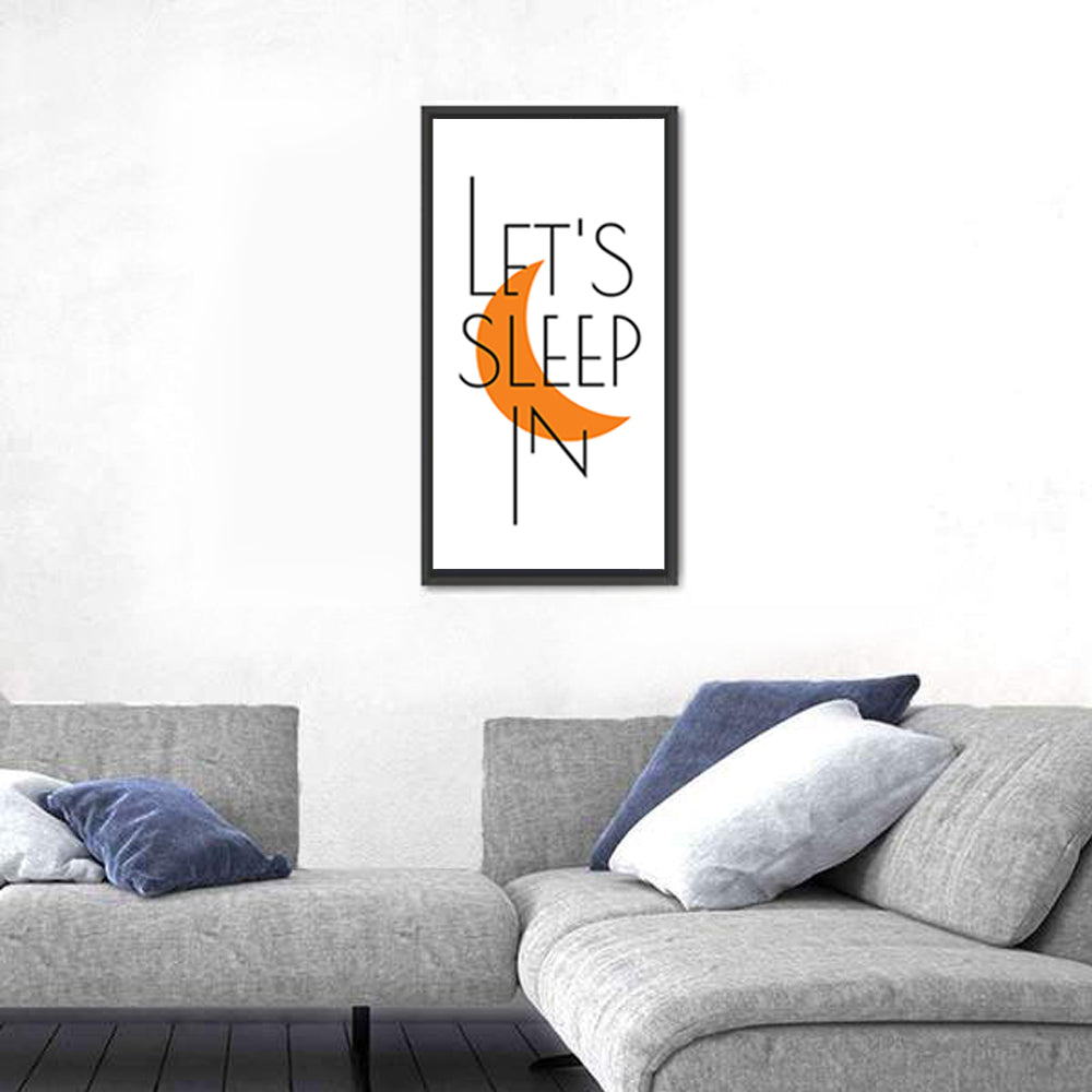 Inspirational Quote "Let`s Step In" Wall Art