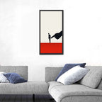 Giant Hand Pointing at Man Wall Art