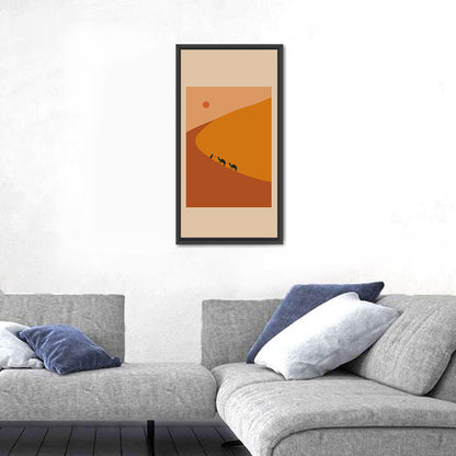 Minimal Desert Caravan Wall Art