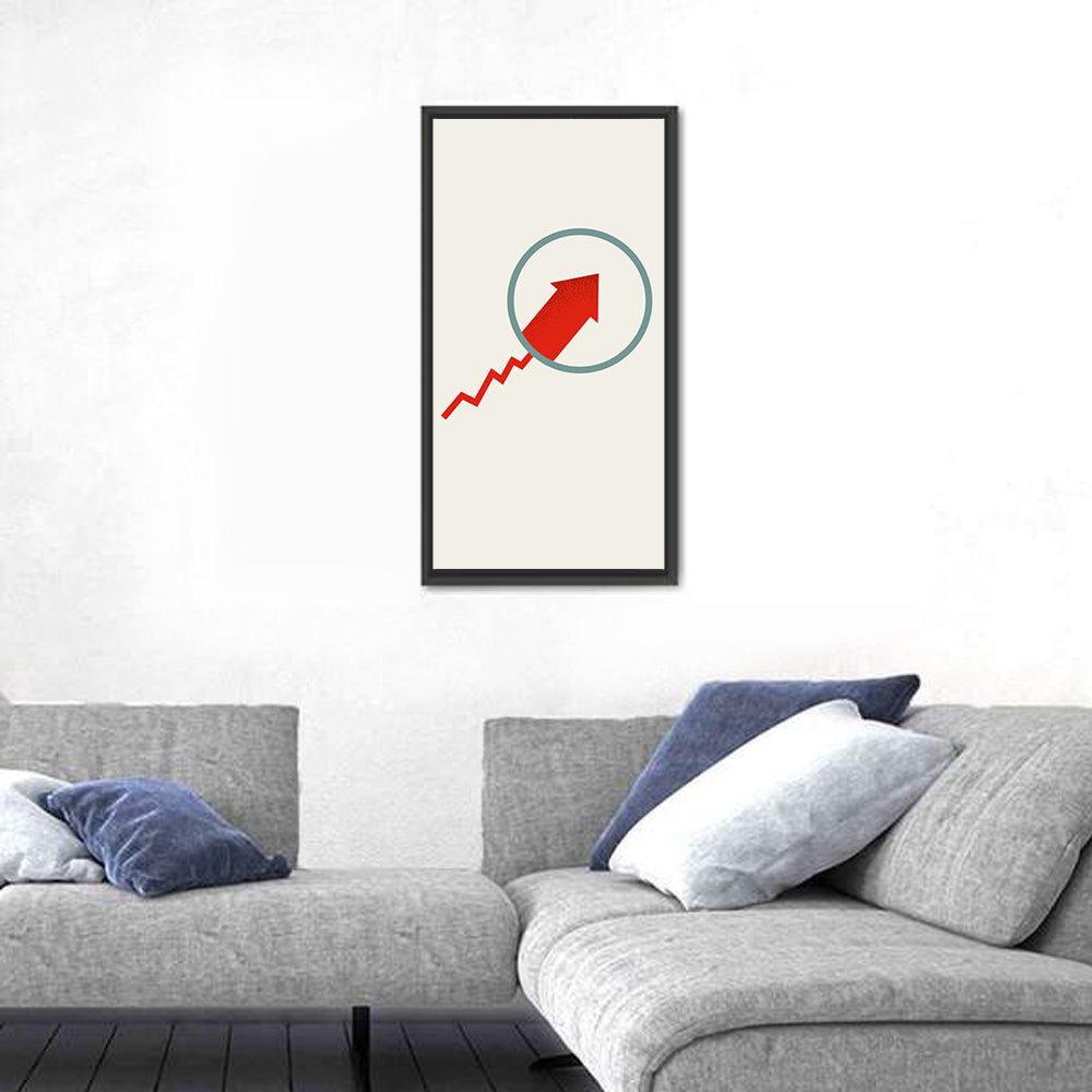 Market Growth Arrow Wall Art