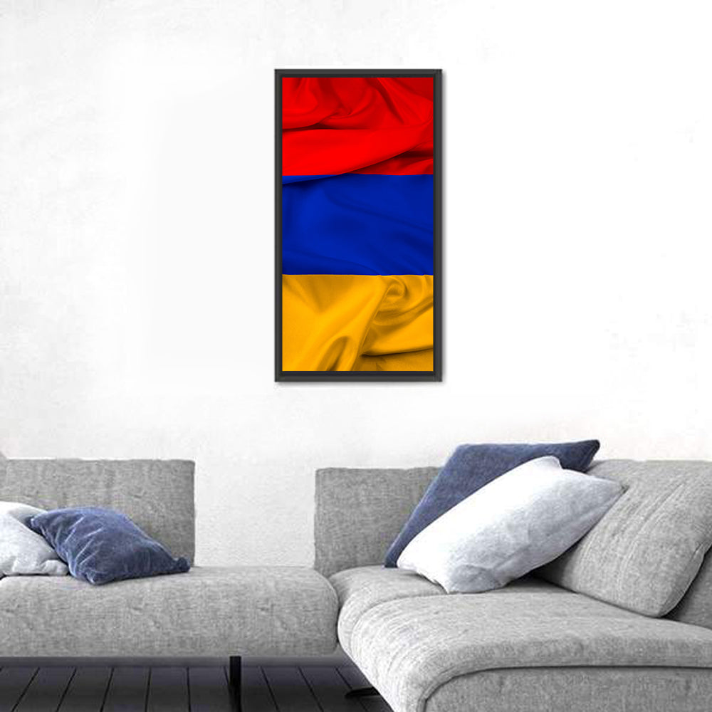 Waving Armenian Flag Wall Art