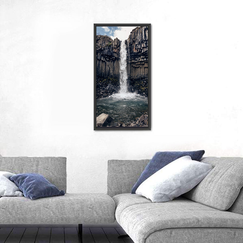 Svartifoss Basalt Waterfall Wall Art
