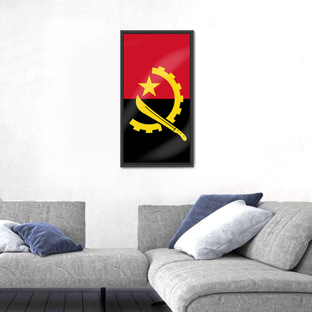 Flag of Angola Wall Art