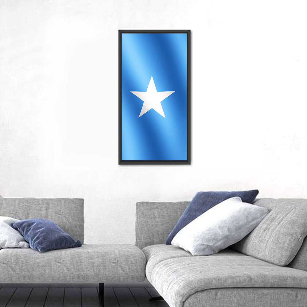 Somalia Flag with Five-pointed Star Wall Art