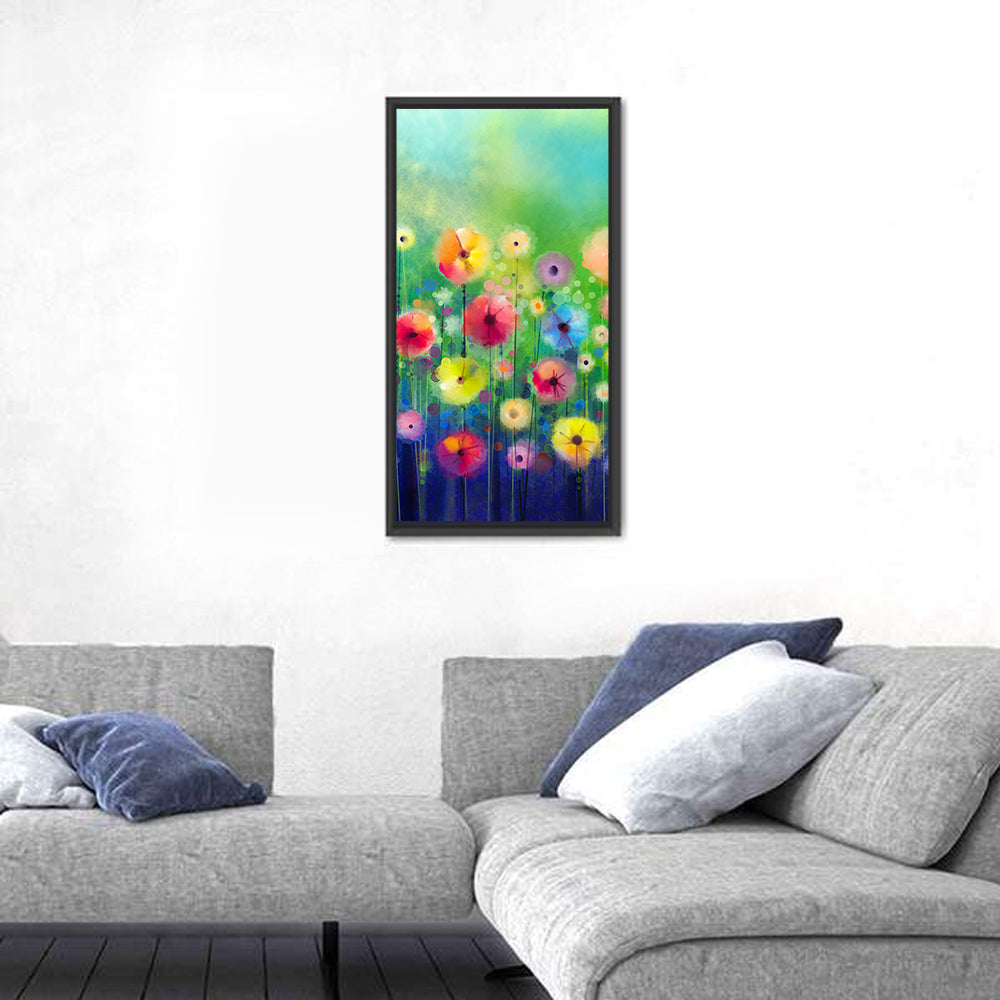 Floral Watercolor Abstract Wall Art