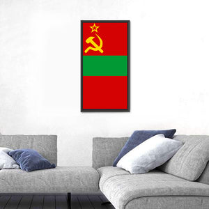 Flag Of Transnistria Wall Art