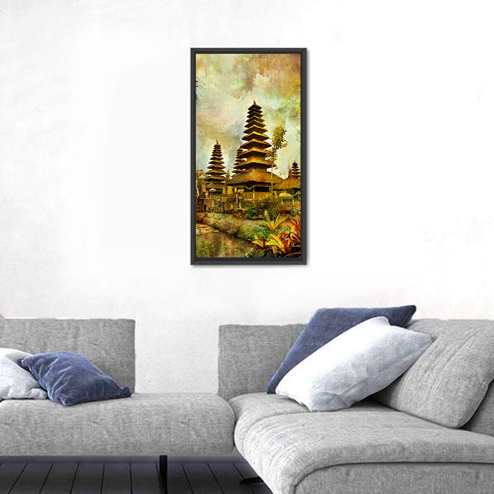 Balinese Meru Towers Wall Art