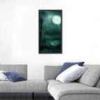 Gothic Moonlit Shore Wall Art