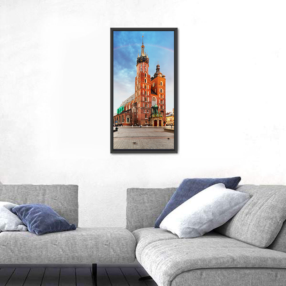 St. Mary's Basilica at Dusk, Krakow Wall Art