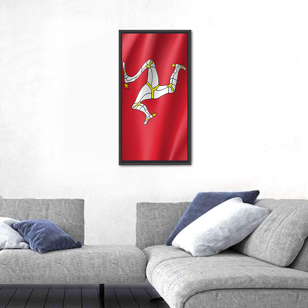 Isle of Man Flag Emblem Wall Art