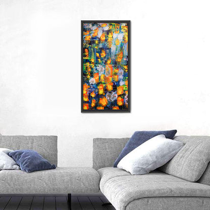 Illuminated Abstract Color Field Wall Art
